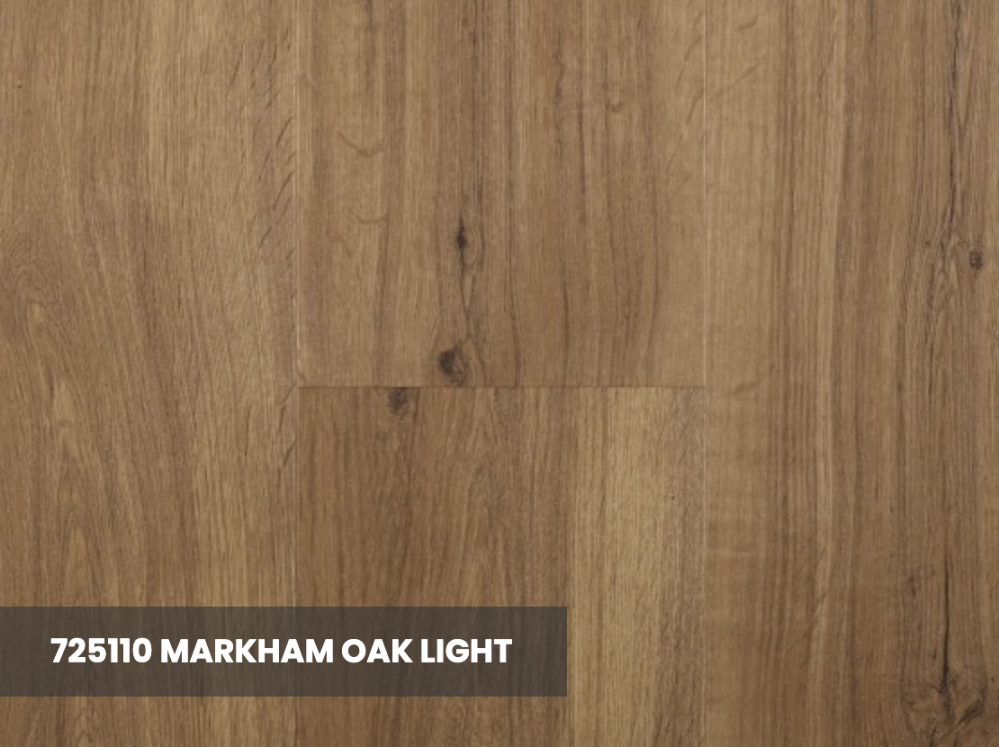 Outlet / Restpartijen - PVC Hoomline Fusion Premium PVC sample 1220x190x6,5mm 725110 Markham Oak Light