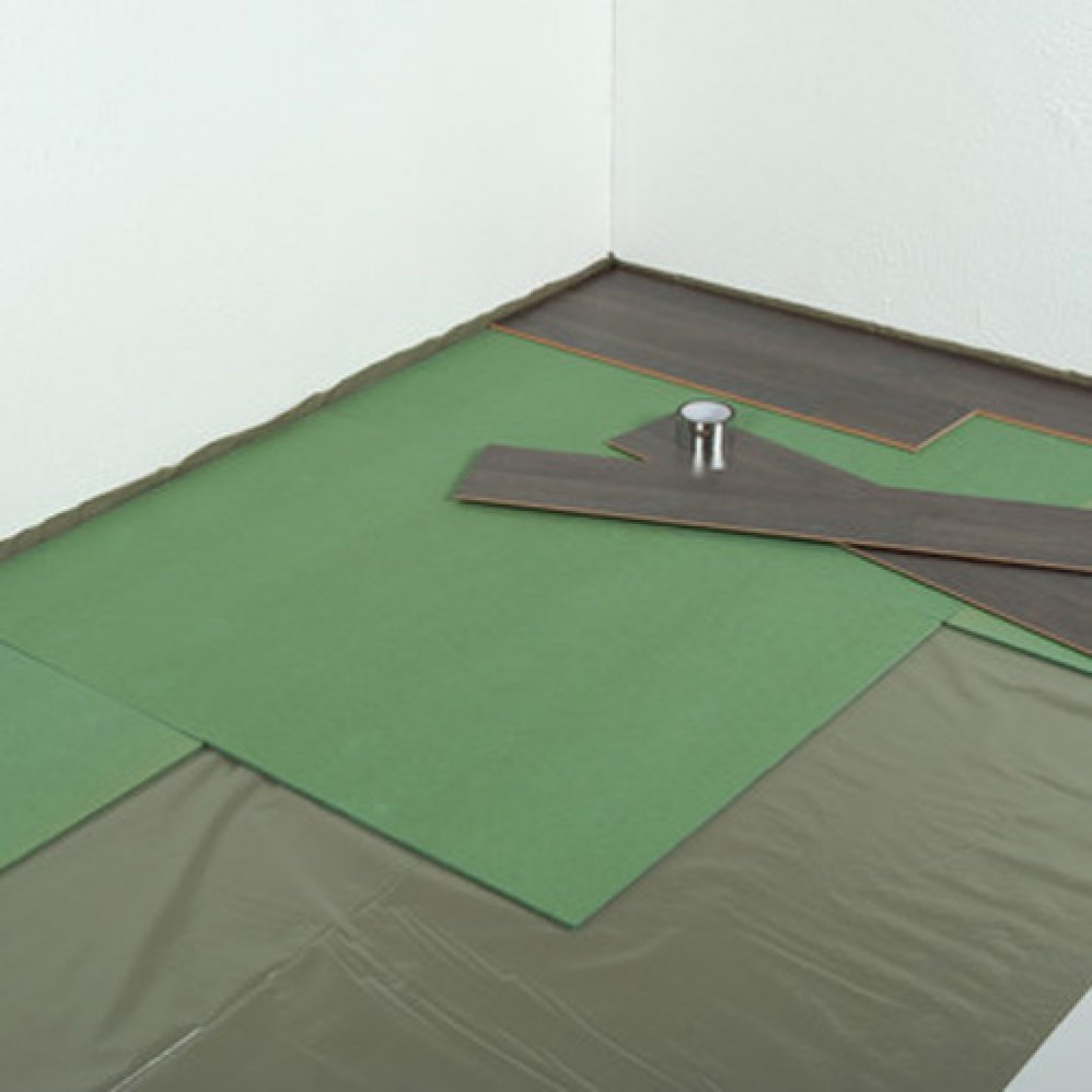 Toebehoren - Softboard-ondervloer-groene-plaat-7mm-FSC