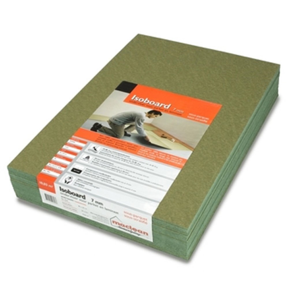 Toebehoren - pak-Softboard-ondervloer-groene-plaat-7mm-FSC